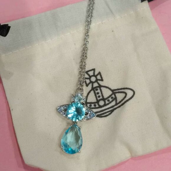 Vivienne Westwood Ismene Drop Pendant Necklace - Picture 1 of 6